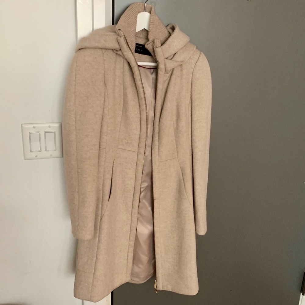 Zara women’s long wool coat